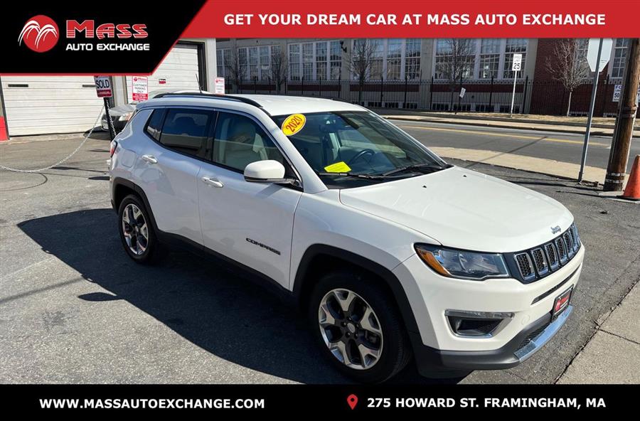 2020 Jeep Compass Limited, available for sale in Framingham, Massachusetts | Mass Auto Exchange. Framingham, Massachusetts 2020 Jeep Compass Limited, available for sale in Framingham, Massachusetts | Mass Auto Exchange. Framingham, Massachusetts