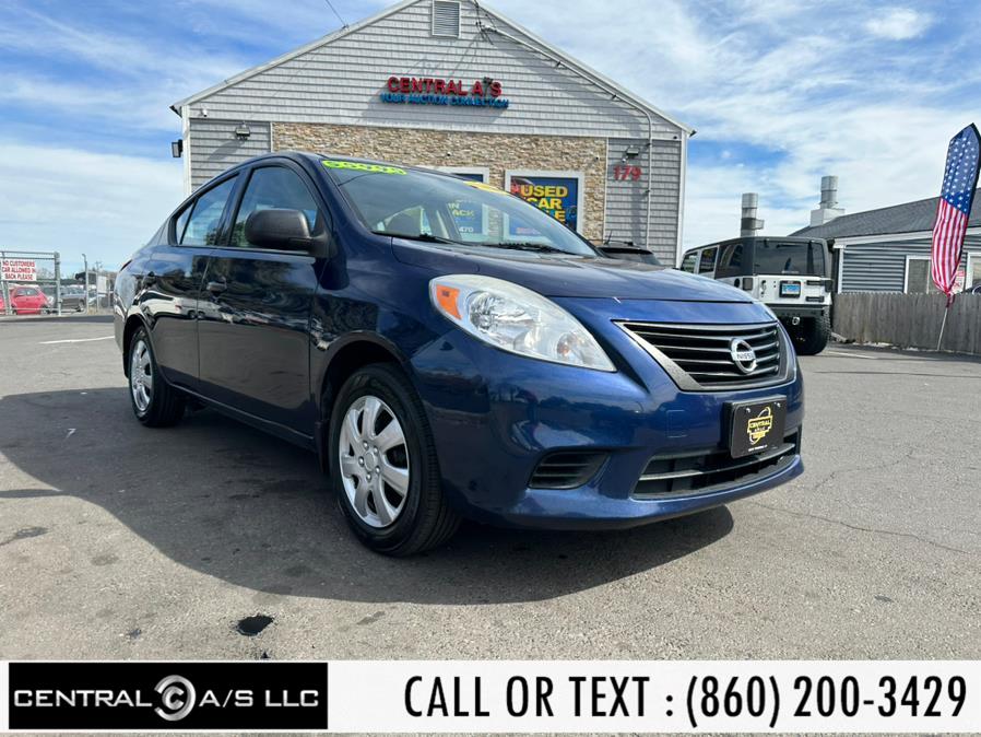 2014 Nissan Versa 4dr Sdn CVT 1.6 SV, available for sale in East Windsor, Connecticut | Central A/S LLC. East Windsor, Connecticut