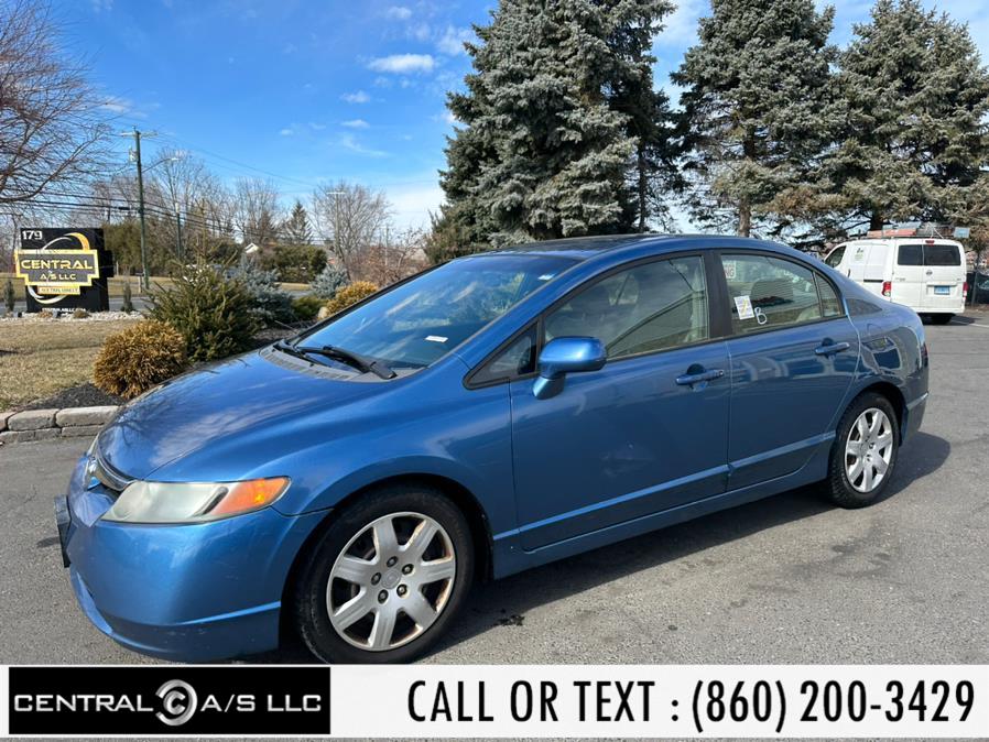 2007 Honda Civic Sdn 4dr AT LX, available for sale in East Windsor, Connecticut | Central A/S LLC. East Windsor, Connecticut 2007 Honda Civic Sdn 4dr AT LX, available for sale in East Windsor, Connecticut | Central A/S LLC. East Windsor, Connecticut