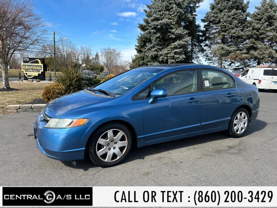 2007 Honda Civic Sdn 4dr AT LX, available for sale in East Windsor, Connecticut | Central A/S LLC. East Windsor, Connecticut 2007 Honda Civic Sdn 4dr AT LX, available for sale in East Windsor, Connecticut | Central A/S LLC. East Windsor, Connecticut