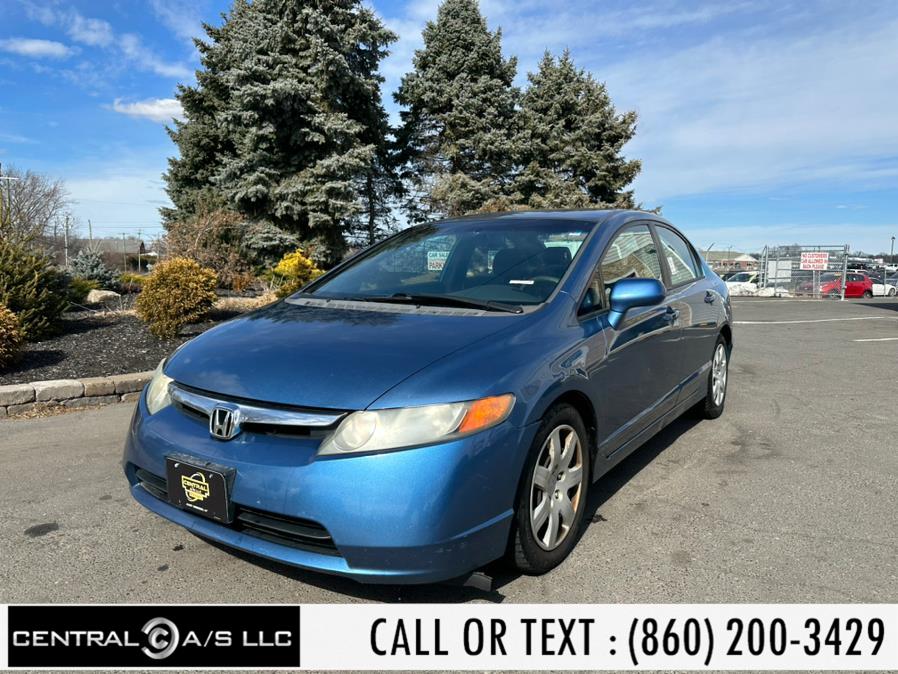 2007 Honda Civic Sdn 4dr AT LX, available for sale in East Windsor, Connecticut | Central A/S LLC. East Windsor, Connecticut 2007 Honda Civic Sdn 4dr AT LX, available for sale in East Windsor, Connecticut | Central A/S LLC. East Windsor, Connecticut
