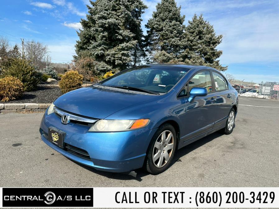 2007 Honda Civic Sdn 4dr AT LX, available for sale in East Windsor, Connecticut | Central A/S LLC. East Windsor, Connecticut 2007 Honda Civic Sdn 4dr AT LX, available for sale in East Windsor, Connecticut | Central A/S LLC. East Windsor, Connecticut