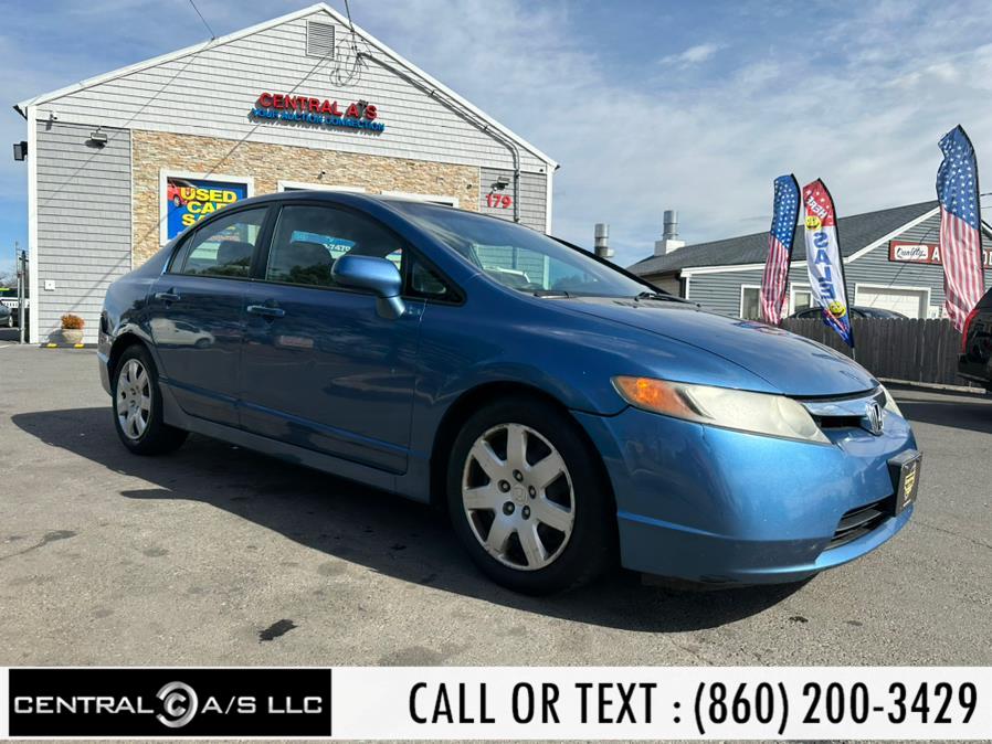 2007 Honda Civic Sdn 4dr AT LX, available for sale in East Windsor, Connecticut | Central A/S LLC. East Windsor, Connecticut 2007 Honda Civic Sdn 4dr AT LX, available for sale in East Windsor, Connecticut | Central A/S LLC. East Windsor, Connecticut