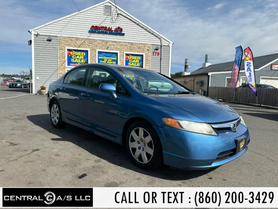 2007 Honda Civic Sdn 4dr AT LX, available for sale in East Windsor, Connecticut | Central A/S LLC. East Windsor, Connecticut 2007 Honda Civic Sdn 4dr AT LX, available for sale in East Windsor, Connecticut | Central A/S LLC. East Windsor, Connecticut