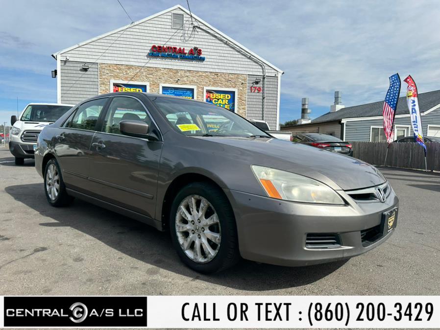 2007 Honda Accord Sdn 4dr V6 AT EX-L, available for sale in East Windsor, Connecticut | Central A/S LLC. East Windsor, Connecticut 2007 Honda Accord Sdn 4dr V6 AT EX-L, available for sale in East Windsor, Connecticut | Central A/S LLC. East Windsor, Connecticut