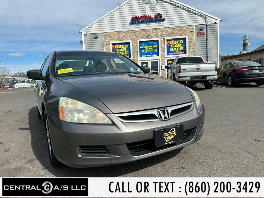 2007 Honda Accord Sdn 4dr V6 AT EX-L, available for sale in East Windsor, Connecticut | Central A/S LLC. East Windsor, Connecticut 2007 Honda Accord Sdn 4dr V6 AT EX-L, available for sale in East Windsor, Connecticut | Central A/S LLC. East Windsor, Connecticut