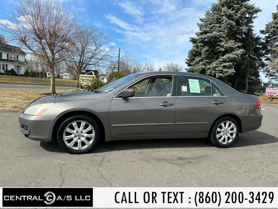 2007 Honda Accord Sdn 4dr V6 AT EX-L, available for sale in East Windsor, Connecticut | Central A/S LLC. East Windsor, Connecticut 2007 Honda Accord Sdn 4dr V6 AT EX-L, available for sale in East Windsor, Connecticut | Central A/S LLC. East Windsor, Connecticut