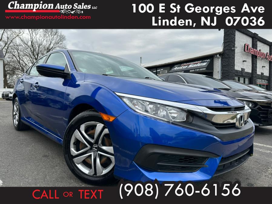 Used Honda Civic Sedan LX CVT 2017 | Champion Used Auto Sales. Linden, New Jersey