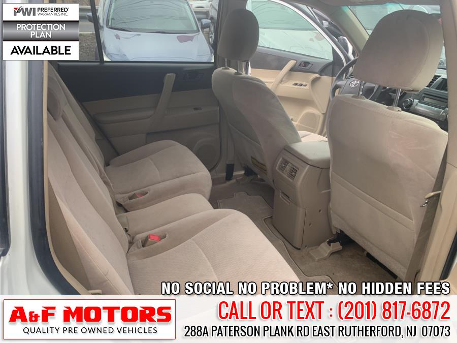 2008 Toyota Highlander FWD 4dr Base, available for sale in East Rutherford, New Jersey | A&F Motors LLC. East Rutherford, New Jersey 2008 Toyota Highlander FWD 4dr Base, available for sale in East Rutherford, New Jersey | A&F Motors LLC. East Rutherford, New Jersey