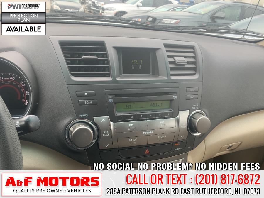 2008 Toyota Highlander FWD 4dr Base, available for sale in East Rutherford, New Jersey | A&F Motors LLC. East Rutherford, New Jersey 2008 Toyota Highlander FWD 4dr Base, available for sale in East Rutherford, New Jersey | A&F Motors LLC. East Rutherford, New Jersey