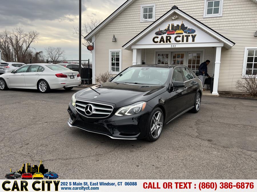 2016 Mercedes-Benz E-Class 4dr Sdn E400 4MATIC, available for sale in East Windsor, Connecticut | Car City LLC. East Windsor, Connecticut