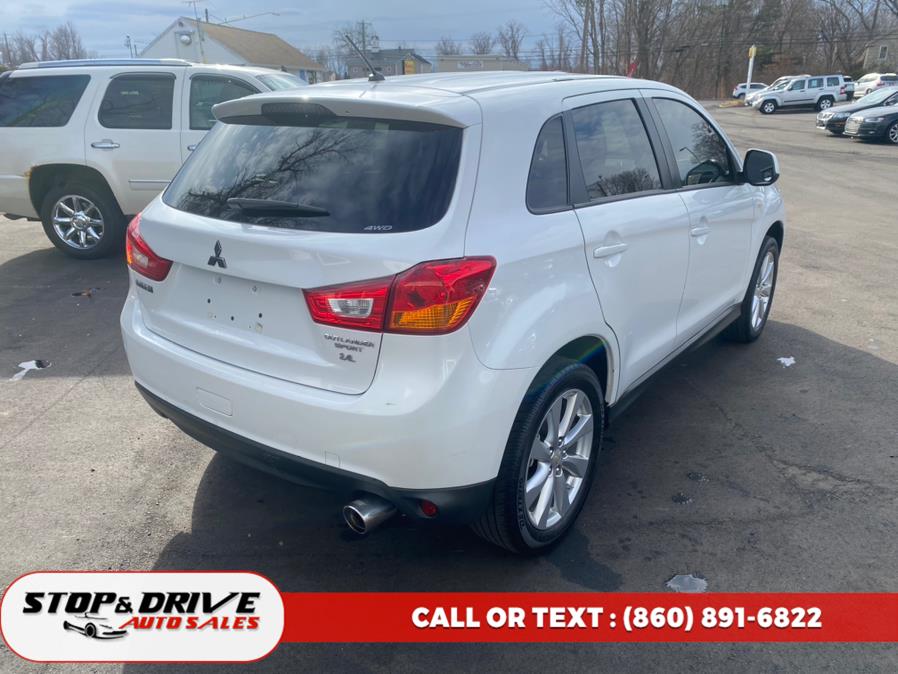 2015 Mitsubishi Outlander Sport AWD 4dr CVT 2.4 ES, available for sale in East Windsor, Connecticut | Stop & Drive Auto Sales. East Windsor, Connecticut 2015 Mitsubishi Outlander Sport AWD 4dr CVT 2.4 ES, available for sale in East Windsor, Connecticut | Stop & Drive Auto Sales. East Windsor, Connecticut