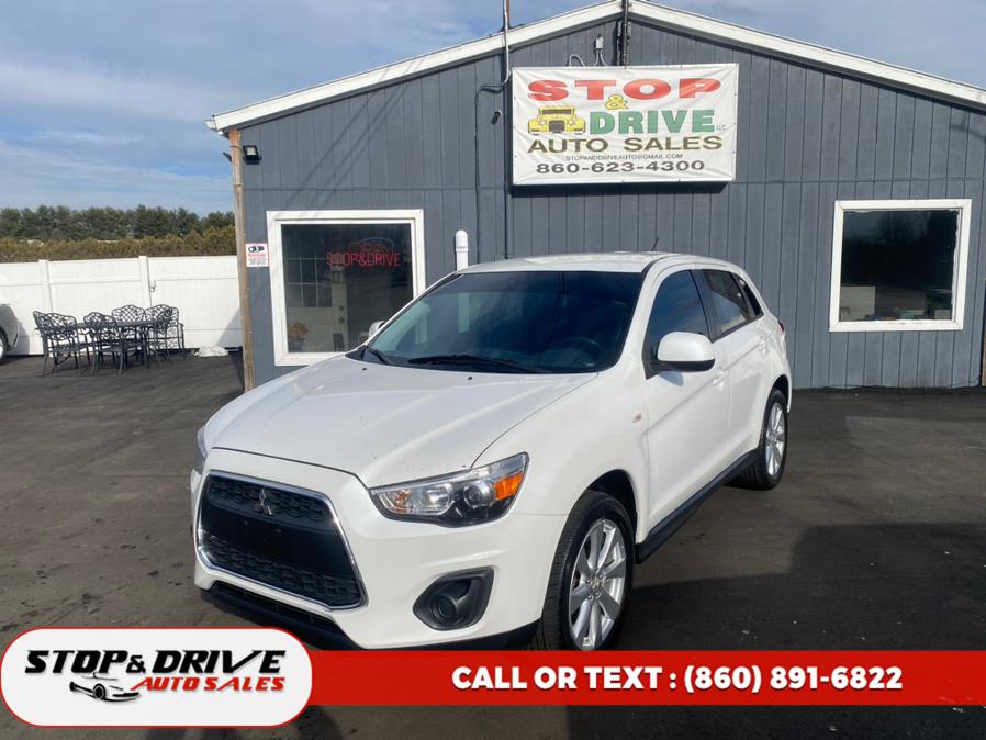 2015 Mitsubishi Outlander Sport AWD 4dr CVT 2.4 ES, available for sale in East Windsor, Connecticut | Stop & Drive Auto Sales. East Windsor, Connecticut