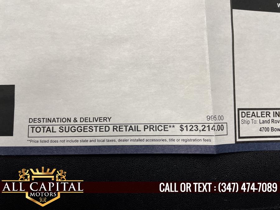 2019 Land Rover Range Rover V8 Supercharged LWB, available for sale in Brooklyn, New York | All Capital Motors. Brooklyn, New York 2019 Land Rover Range Rover V8 Supercharged LWB, available for sale in Brooklyn, New York | All Capital Motors. Brooklyn, New York