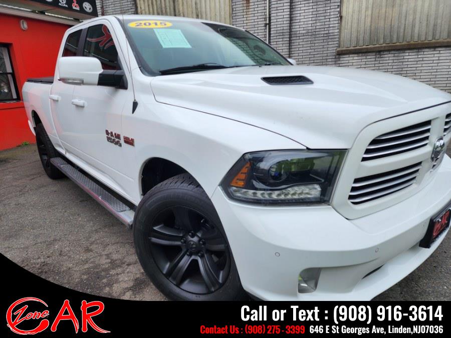Used Ram 1500 4WD Quad Cab 140.5" Sport 2015 | Car Zone. Linden, New Jersey