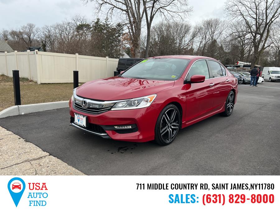 2016 Honda Accord Sedan 4dr I4 CVT Sport, available for sale in Saint James, New York | USA Auto Find. Saint James, New York 2016 Honda Accord Sedan 4dr I4 CVT Sport, available for sale in Saint James, New York | USA Auto Find. Saint James, New York