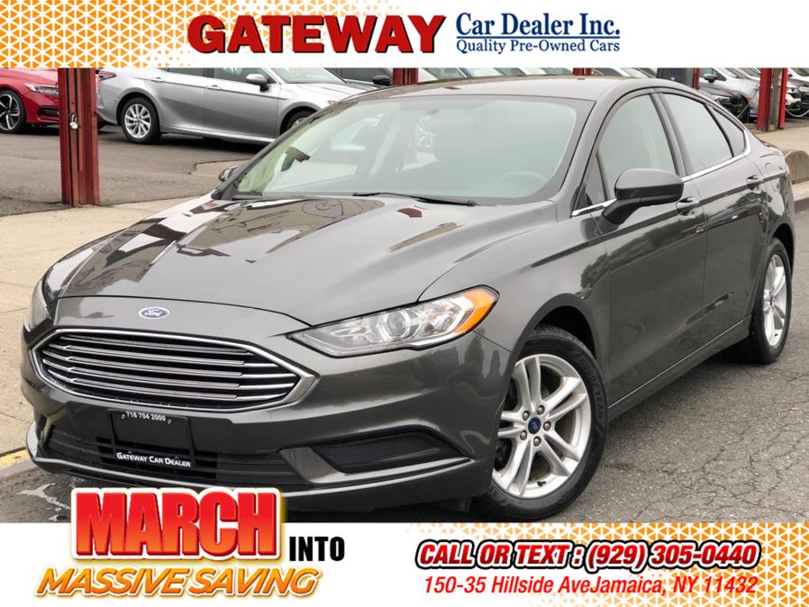 Used Ford Fusion SE FWD 2018 | Gateway Car Dealer Inc. Jamaica, New York