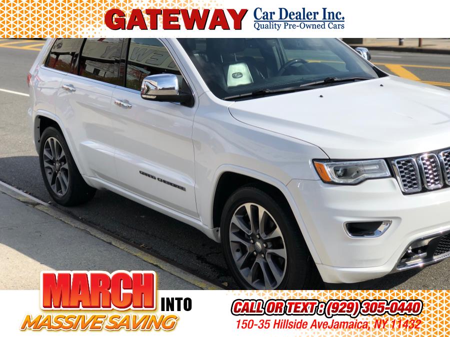 2018 Jeep Grand Cherokee Overland 4x4 *Ltd Avail*, available for sale in Jamaica, New York | Gateway Car Dealer Inc. Jamaica, New York 2018 Jeep Grand Cherokee Overland 4x4 *Ltd Avail*, available for sale in Jamaica, New York | Gateway Car Dealer Inc. Jamaica, New York