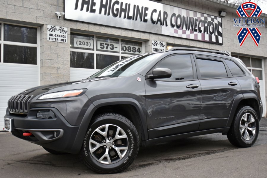 2015 Jeep Cherokee 4WD 4dr Trailhawk, available for sale in Waterbury, Connecticut | Highline Car Connection. Waterbury, Connecticut