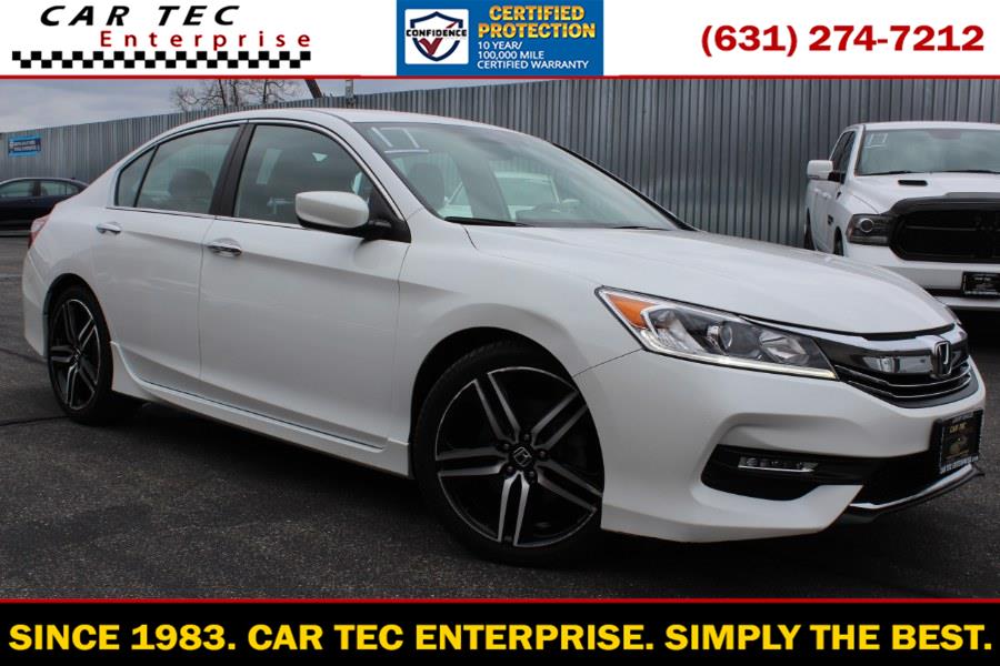 2017 Honda Accord Sedan Sport CVT, available for sale in Deer Park, New York | Car Tec Enterprise Leasing & Sales LLC. Deer Park, New York