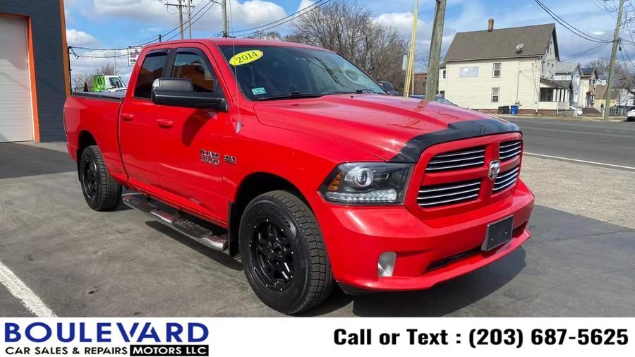2014 Ram 1500 Quad Cab Sport Pickup 4D 6 1/3 ft, available for sale in New Haven, Connecticut | Boulevard Motors LLC. New Haven, Connecticut 2014 Ram 1500 Quad Cab Sport Pickup 4D 6 1/3 ft, available for sale in New Haven, Connecticut | Boulevard Motors LLC. New Haven, Connecticut