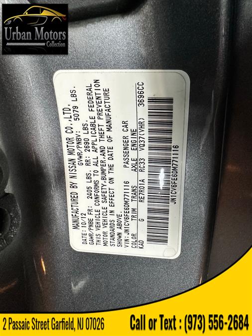 2013 Infiniti G37 Convertible Base, available for sale in Garfield, New Jersey | Urban Motors Collection. Garfield, New Jersey 2013 Infiniti G37 Convertible Base, available for sale in Garfield, New Jersey | Urban Motors Collection. Garfield, New Jersey
