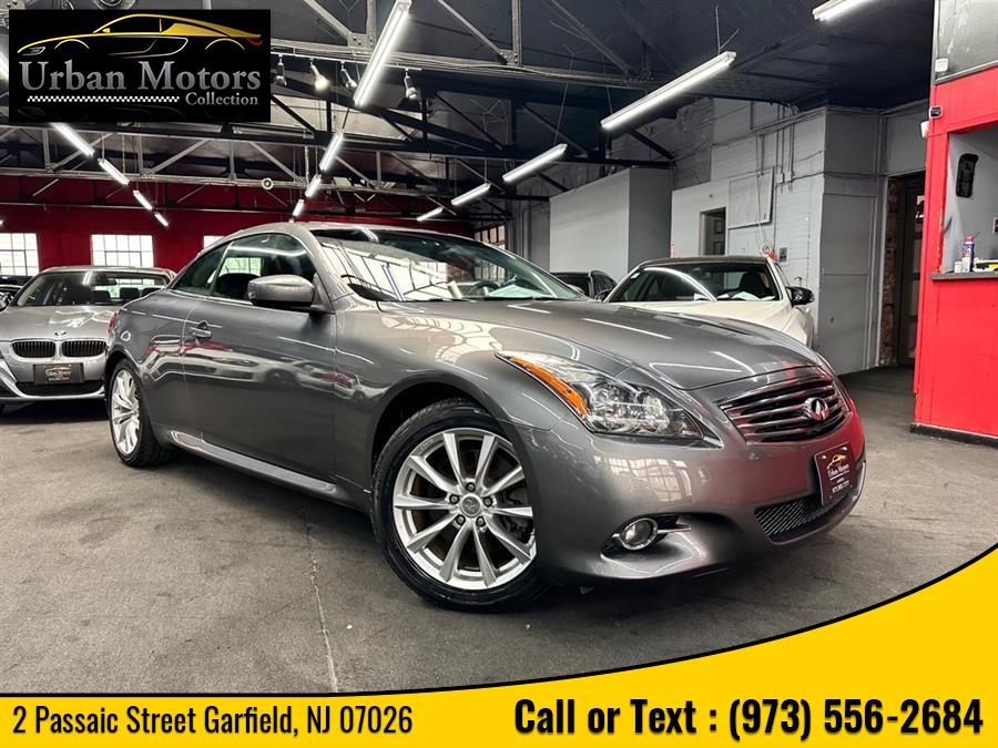 2013 Infiniti G37 Convertible Base, available for sale in Garfield, New Jersey | Urban Motors Collection. Garfield, New Jersey 2013 Infiniti G37 Convertible Base, available for sale in Garfield, New Jersey | Urban Motors Collection. Garfield, New Jersey