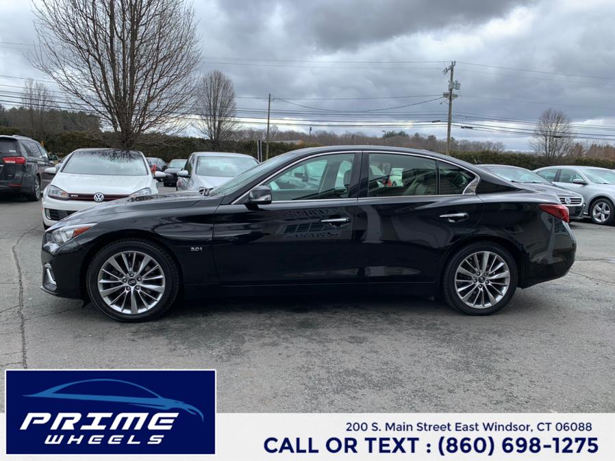 2018 INFINITI Q50 3.0t LUXE AWD, available for sale in East Windsor, Connecticut | Prime Wheels. East Windsor, Connecticut 2018 INFINITI Q50 3.0t LUXE AWD, available for sale in East Windsor, Connecticut | Prime Wheels. East Windsor, Connecticut