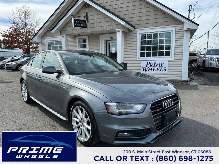 2015 Audi A4 4dr Sdn Man quattro 2.0T Premium, available for sale in East Windsor, Connecticut | Prime Wheels. East Windsor, Connecticut