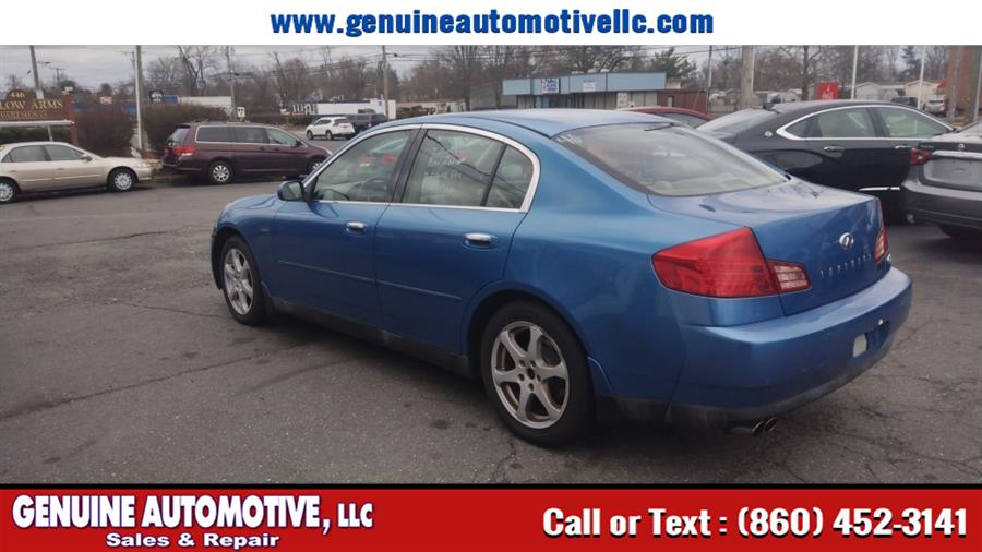 2004 Infiniti G35 Sedan 4dr Sdn AWD Auto w/Leather, available for sale in East Hartford, Connecticut | Genuine Automotive LLC. East Hartford, Connecticut 2004 Infiniti G35 Sedan 4dr Sdn AWD Auto w/Leather, available for sale in East Hartford, Connecticut | Genuine Automotive LLC. East Hartford, Connecticut
