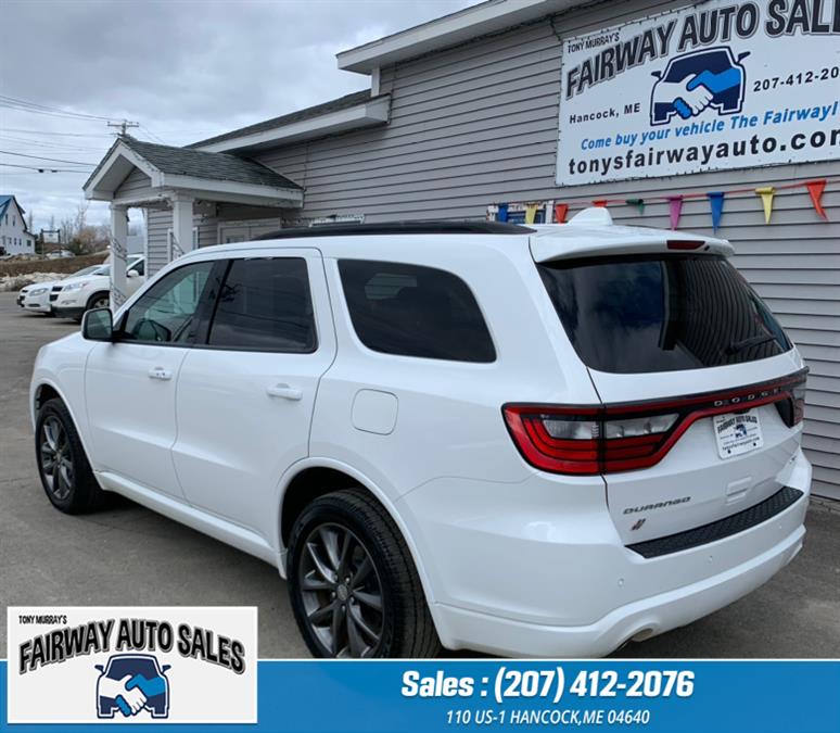2018 Dodge Durango GT GT AWD, available for sale in Hancock, Maine | Fairway Auto Sales. Hancock, Maine 2018 Dodge Durango GT GT AWD, available for sale in Hancock, Maine | Fairway Auto Sales. Hancock, Maine