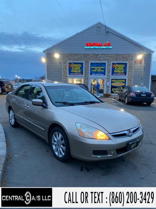 2007 Honda Accord Sdn 4dr V6 AT EX-L, available for sale in East Windsor, Connecticut | Central A/S LLC. East Windsor, Connecticut 2007 Honda Accord Sdn 4dr V6 AT EX-L, available for sale in East Windsor, Connecticut | Central A/S LLC. East Windsor, Connecticut