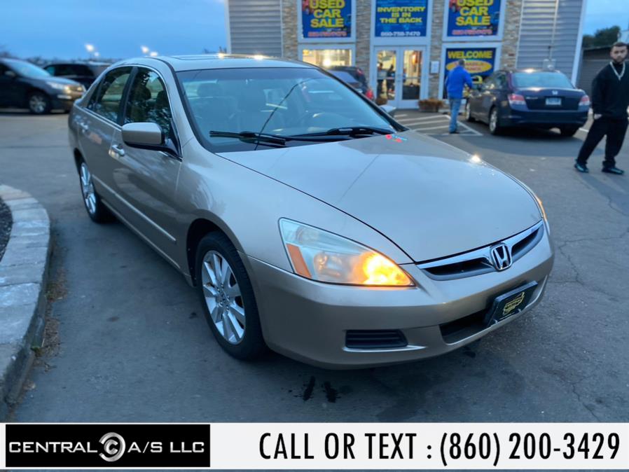 2007 Honda Accord Sdn 4dr V6 AT EX-L, available for sale in East Windsor, Connecticut | Central A/S LLC. East Windsor, Connecticut 2007 Honda Accord Sdn 4dr V6 AT EX-L, available for sale in East Windsor, Connecticut | Central A/S LLC. East Windsor, Connecticut