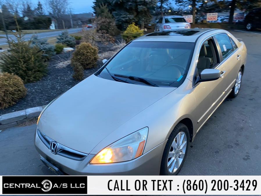 2007 Honda Accord Sdn 4dr V6 AT EX-L, available for sale in East Windsor, Connecticut | Central A/S LLC. East Windsor, Connecticut 2007 Honda Accord Sdn 4dr V6 AT EX-L, available for sale in East Windsor, Connecticut | Central A/S LLC. East Windsor, Connecticut