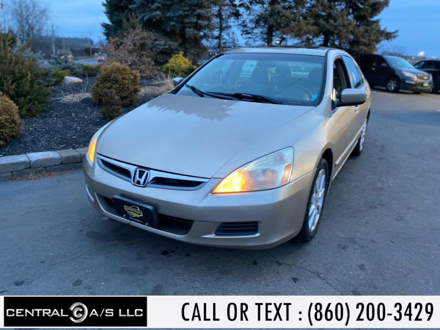 2007 Honda Accord Sdn 4dr V6 AT EX-L, available for sale in East Windsor, Connecticut | Central A/S LLC. East Windsor, Connecticut 2007 Honda Accord Sdn 4dr V6 AT EX-L, available for sale in East Windsor, Connecticut | Central A/S LLC. East Windsor, Connecticut