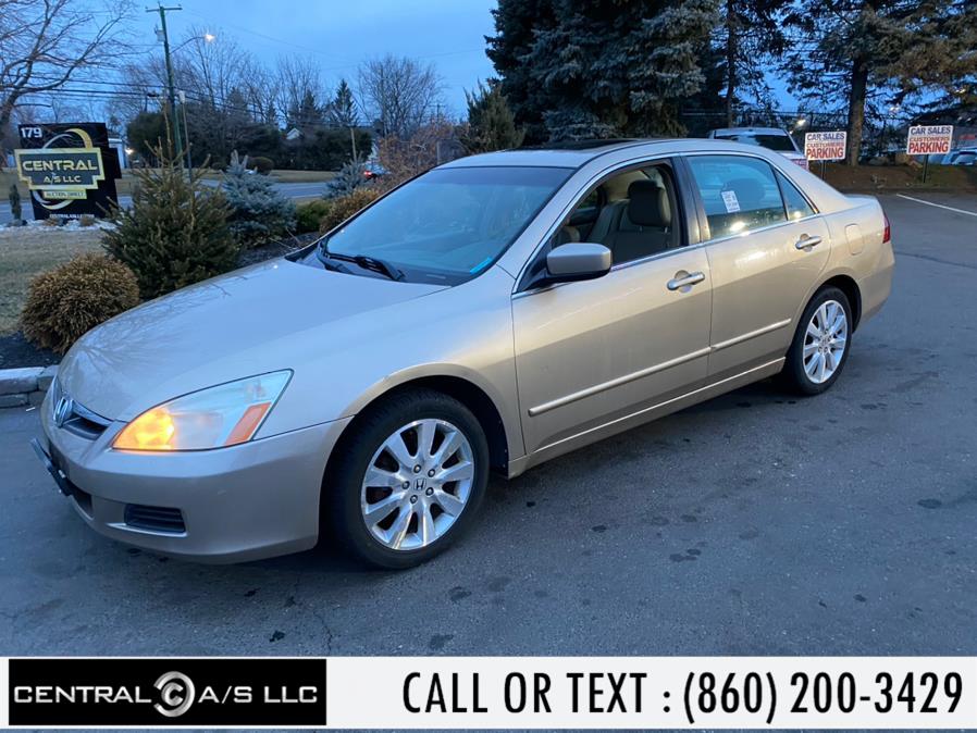 2007 Honda Accord Sdn 4dr V6 AT EX-L, available for sale in East Windsor, Connecticut | Central A/S LLC. East Windsor, Connecticut 2007 Honda Accord Sdn 4dr V6 AT EX-L, available for sale in East Windsor, Connecticut | Central A/S LLC. East Windsor, Connecticut