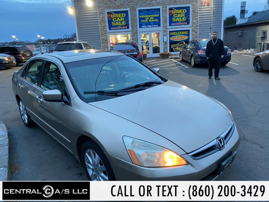 2007 Honda Accord Sdn 4dr V6 AT EX-L, available for sale in East Windsor, Connecticut | Central A/S LLC. East Windsor, Connecticut 2007 Honda Accord Sdn 4dr V6 AT EX-L, available for sale in East Windsor, Connecticut | Central A/S LLC. East Windsor, Connecticut