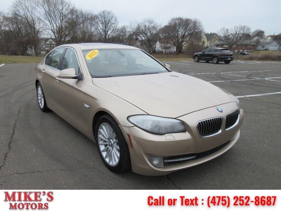 2012 BMW 5 Series 4dr Sdn 535i RWD, available for sale in Stratford, Connecticut | Mike's Motors LLC. Stratford, Connecticut 2012 BMW 5 Series 4dr Sdn 535i RWD, available for sale in Stratford, Connecticut | Mike's Motors LLC. Stratford, Connecticut