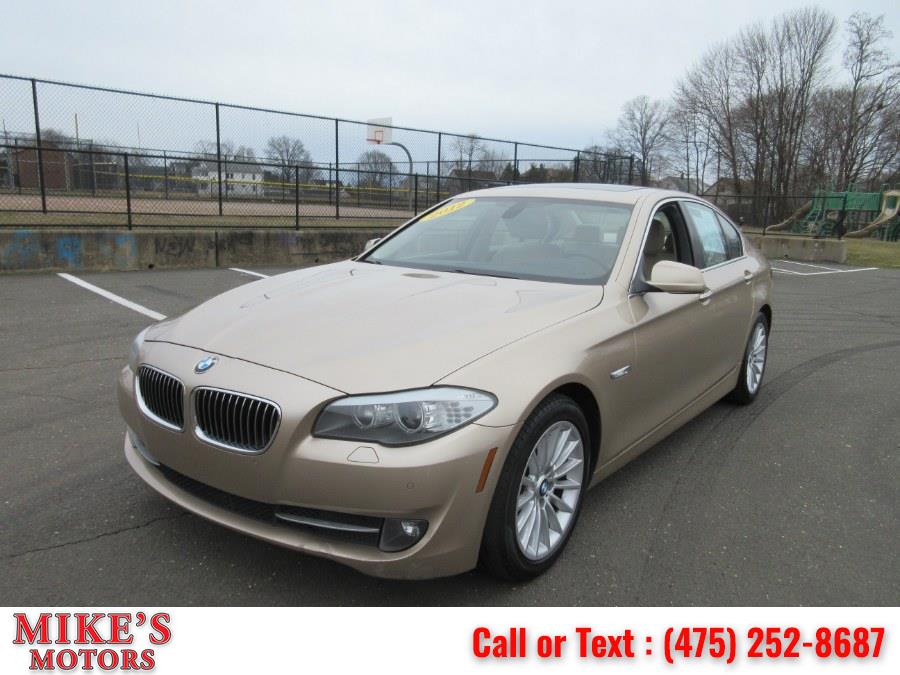 2012 BMW 5 Series 4dr Sdn 535i RWD, available for sale in Stratford, Connecticut | Mike's Motors LLC. Stratford, Connecticut 2012 BMW 5 Series 4dr Sdn 535i RWD, available for sale in Stratford, Connecticut | Mike's Motors LLC. Stratford, Connecticut