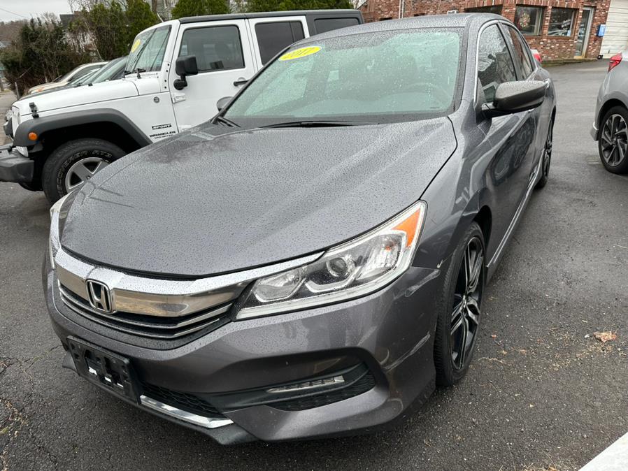 2017 Honda Accord Sedan Sport CVT, available for sale in New Britain, Connecticut | Central Auto Sales & Service. New Britain, Connecticut 2017 Honda Accord Sedan Sport CVT, available for sale in New Britain, Connecticut | Central Auto Sales & Service. New Britain, Connecticut