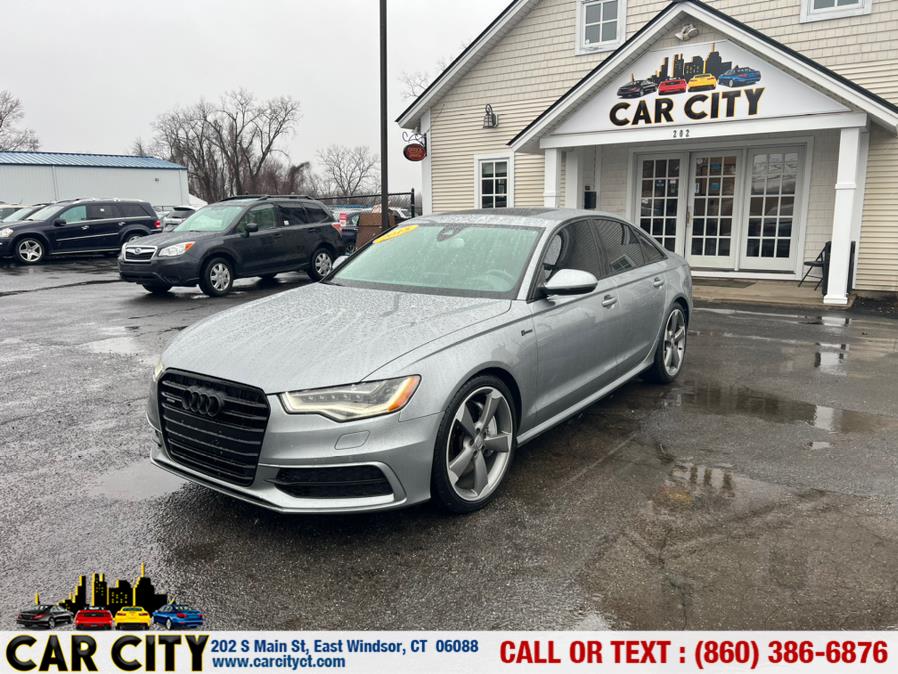 2015 Audi A6 4dr Sdn quattro 3.0T Prestige, available for sale in East Windsor, Connecticut | Car City LLC. East Windsor, Connecticut