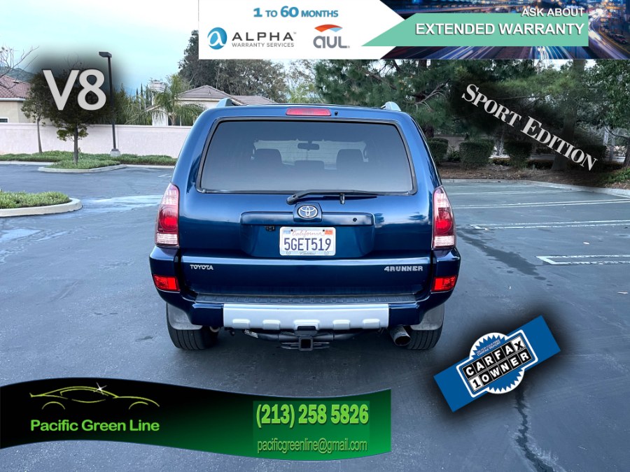2004 Toyota 4Runner 4dr SR5 Sport V8 Auto (Natl), available for sale in Lake Forest, California | Pacific Green Line. Lake Forest, California 2004 Toyota 4Runner 4dr SR5 Sport V8 Auto (Natl), available for sale in Lake Forest, California | Pacific Green Line. Lake Forest, California