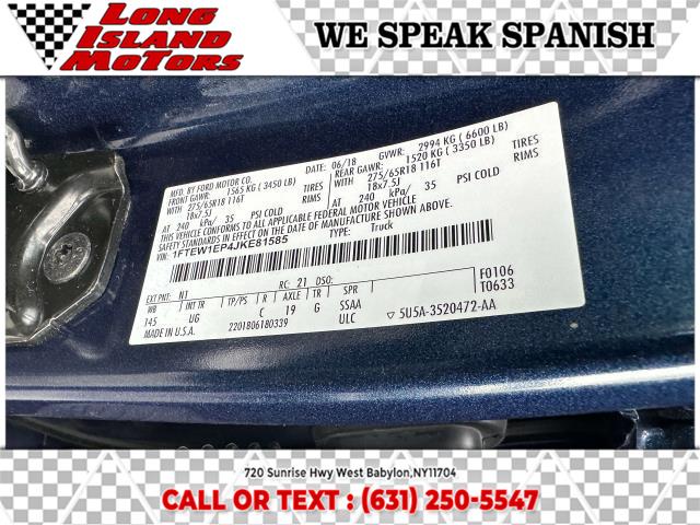 2018 Ford F-150 XLT 4WD SuperCrew 5.5'' Box, available for sale in West Babylon, New York | Long Island Motors. West Babylon, New York 2018 Ford F-150 XLT 4WD SuperCrew 5.5'' Box, available for sale in West Babylon, New York | Long Island Motors. West Babylon, New York