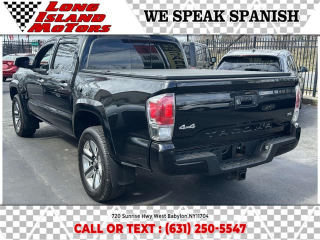 2018 Toyota Tacoma Limited Double Cab 5'' Bed V6 4x4 AT (Natl), available for sale in West Babylon, New York | Long Island Motors. West Babylon, New York 2018 Toyota Tacoma Limited Double Cab 5'' Bed V6 4x4 AT (Natl), available for sale in West Babylon, New York | Long Island Motors. West Babylon, New York