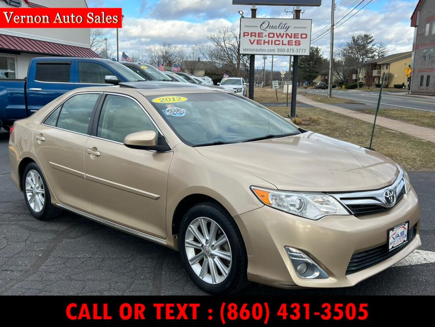 2012 Toyota Camry 4dr Sdn V6 Auto XLE (Natl), available for sale in Manchester, Connecticut | Vernon Auto Sale & Service. Manchester, Connecticut 2012 Toyota Camry 4dr Sdn V6 Auto XLE (Natl), available for sale in Manchester, Connecticut | Vernon Auto Sale & Service. Manchester, Connecticut