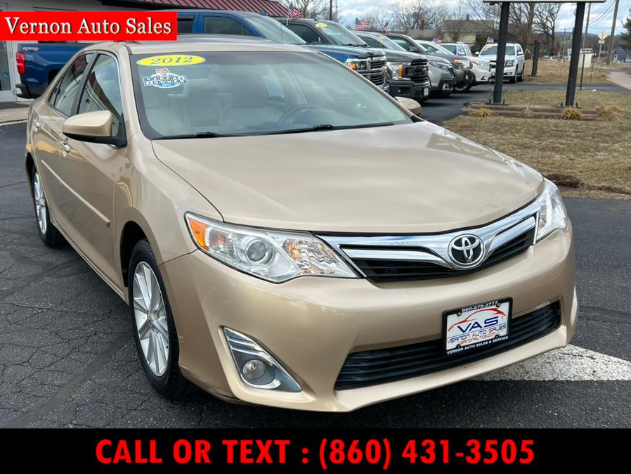 2012 Toyota Camry 4dr Sdn V6 Auto XLE (Natl), available for sale in Manchester, Connecticut | Vernon Auto Sale & Service. Manchester, Connecticut 2012 Toyota Camry 4dr Sdn V6 Auto XLE (Natl), available for sale in Manchester, Connecticut | Vernon Auto Sale & Service. Manchester, Connecticut