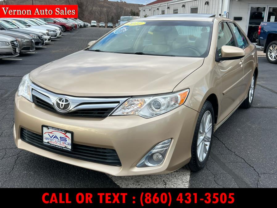 2012 Toyota Camry 4dr Sdn V6 Auto XLE (Natl), available for sale in Manchester, Connecticut | Vernon Auto Sale & Service. Manchester, Connecticut 2012 Toyota Camry 4dr Sdn V6 Auto XLE (Natl), available for sale in Manchester, Connecticut | Vernon Auto Sale & Service. Manchester, Connecticut