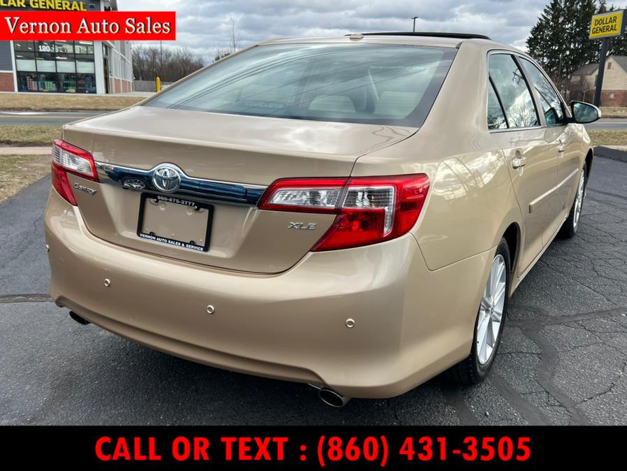 2012 Toyota Camry 4dr Sdn V6 Auto XLE (Natl), available for sale in Manchester, Connecticut | Vernon Auto Sale & Service. Manchester, Connecticut 2012 Toyota Camry 4dr Sdn V6 Auto XLE (Natl), available for sale in Manchester, Connecticut | Vernon Auto Sale & Service. Manchester, Connecticut