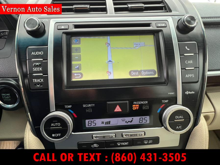 2012 Toyota Camry 4dr Sdn V6 Auto XLE (Natl), available for sale in Manchester, Connecticut | Vernon Auto Sale & Service. Manchester, Connecticut 2012 Toyota Camry 4dr Sdn V6 Auto XLE (Natl), available for sale in Manchester, Connecticut | Vernon Auto Sale & Service. Manchester, Connecticut