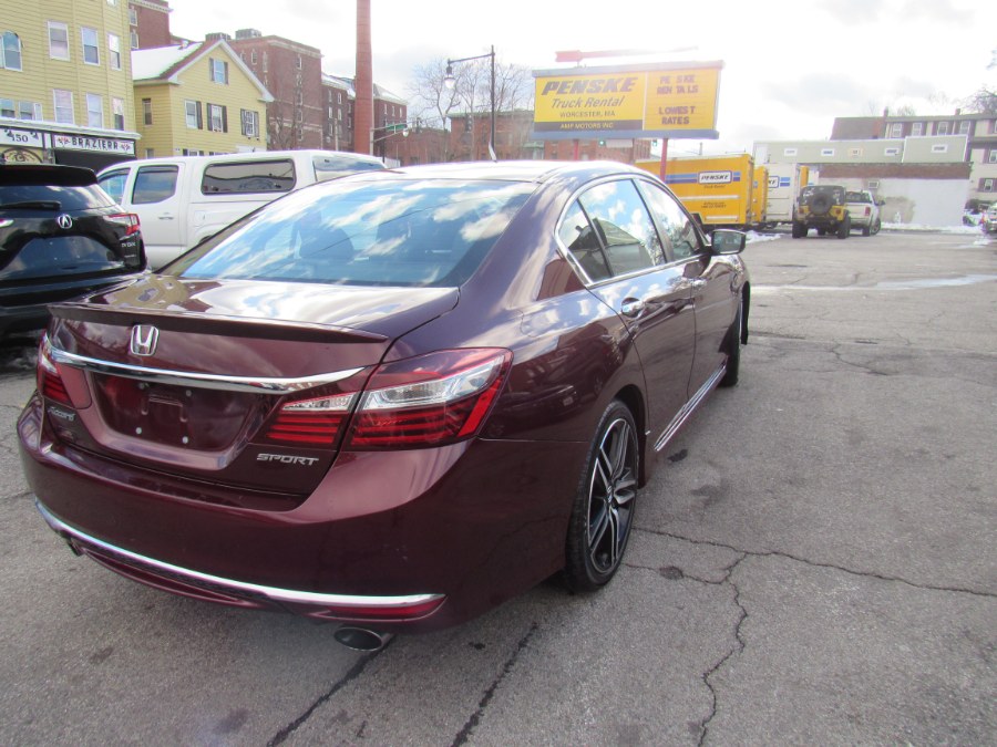 2016 Honda Accord Sport, available for sale in Worcester, Massachusetts | Hilario's Auto Sales Inc.. Worcester, Massachusetts 2016 Honda Accord Sport, available for sale in Worcester, Massachusetts | Hilario's Auto Sales Inc.. Worcester, Massachusetts